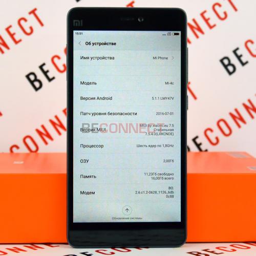 Xiaomi Mi4c 16Gb Black